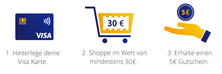 Spare bei limango mit Deiner VISA Card